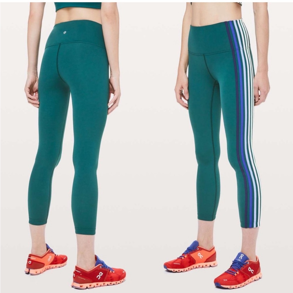 Lululemon Take A Hint 7/8 Tight Sz 4 In Royal Emerald